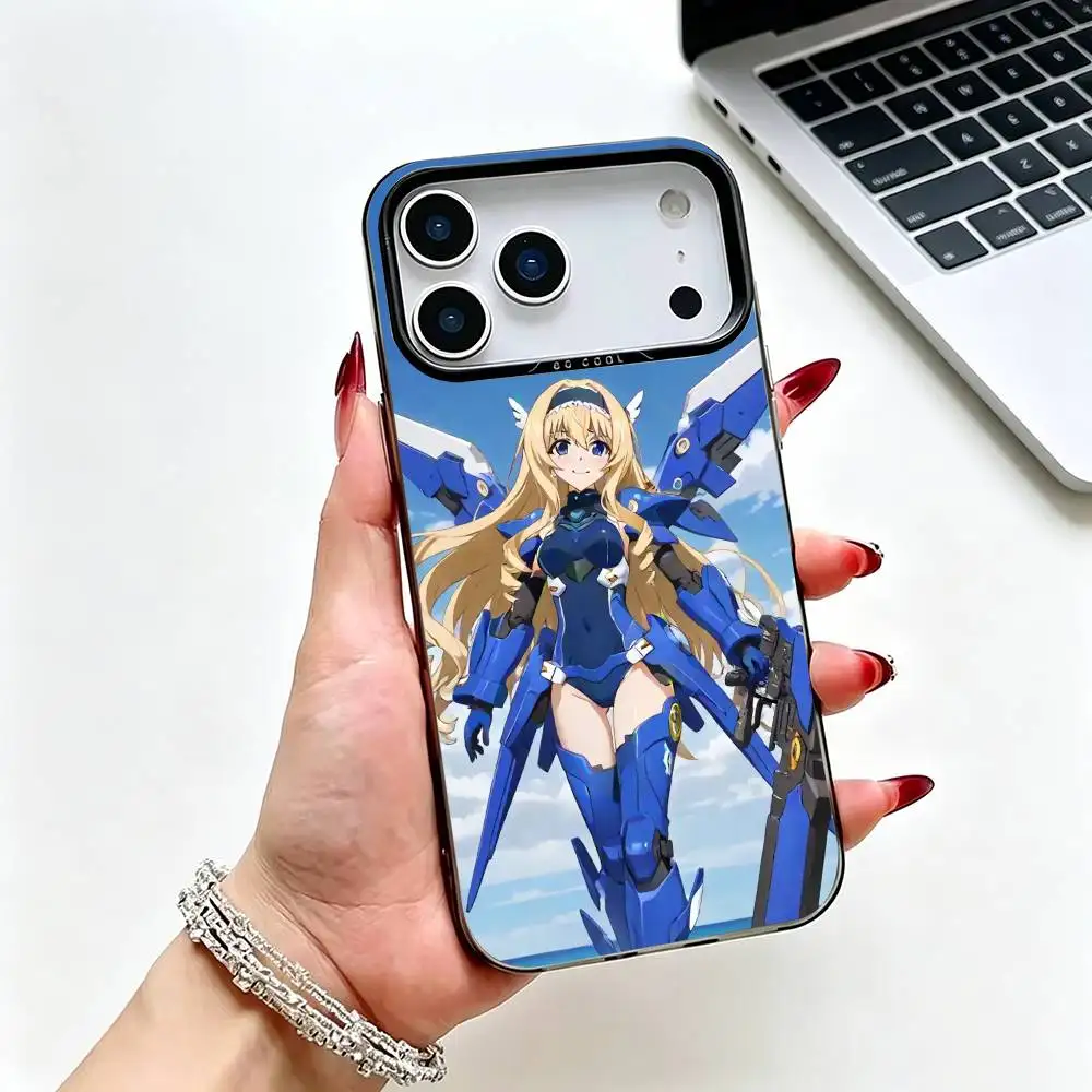 Фото Силиконовый цветной серебристый чехол-бампер Fire Infinite Stratos -s для iPhone 17, 16, 15, 14, 13, 12, 11 Pro Max, XS, 17 Air №5