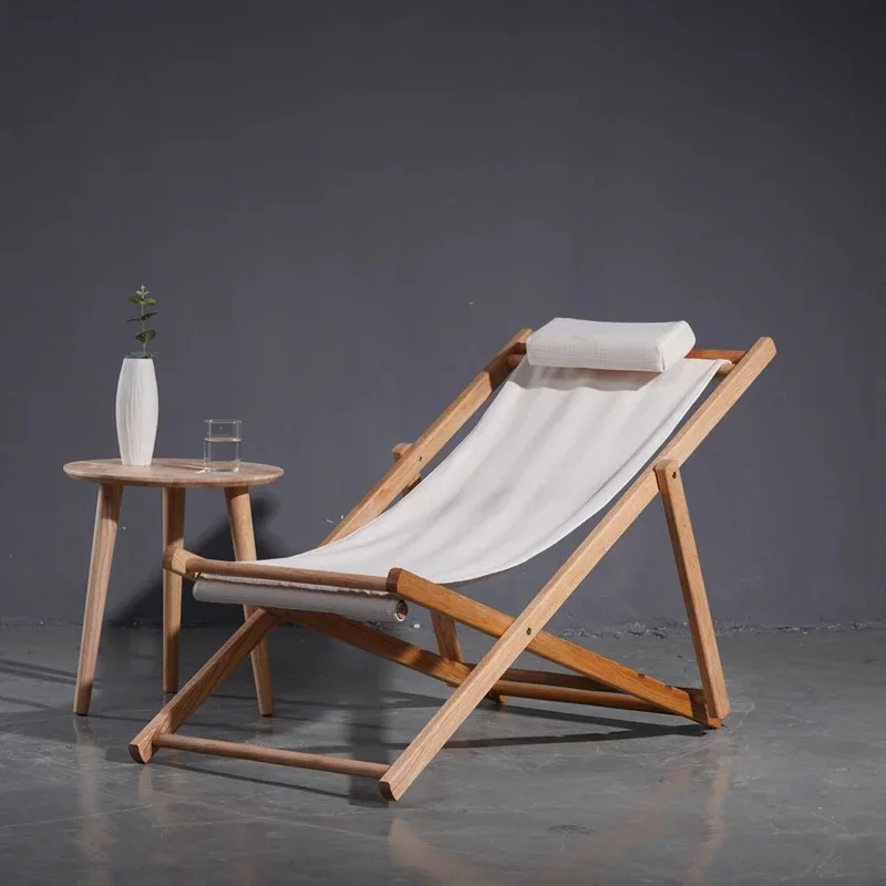 Деревянные шезлонги для путешествий складное кресло балкон домашние отель