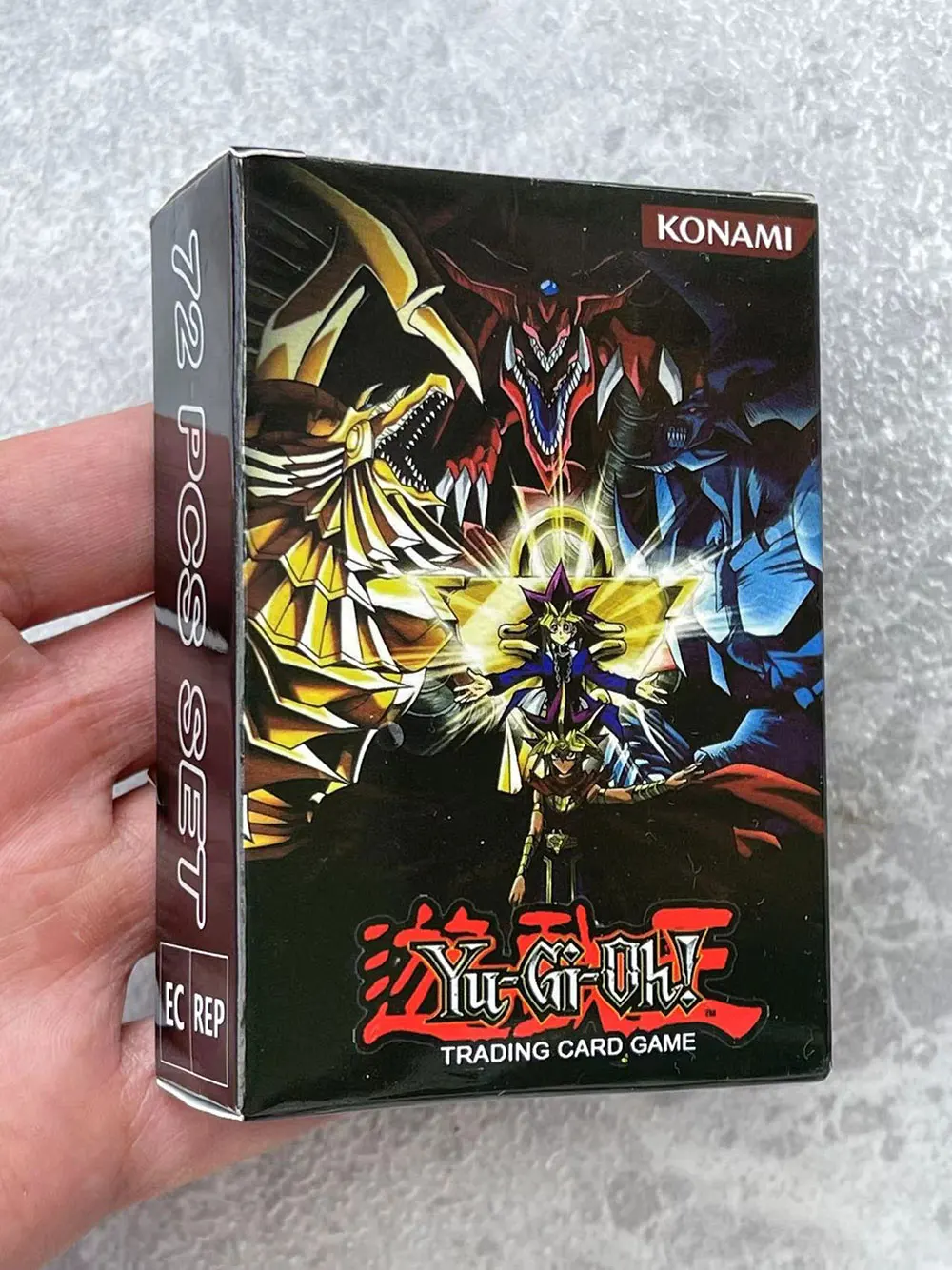 72 шт. карточка Yugioh голографическая буква в английской коллекции Dark Magician Girl Blue Eyes YU