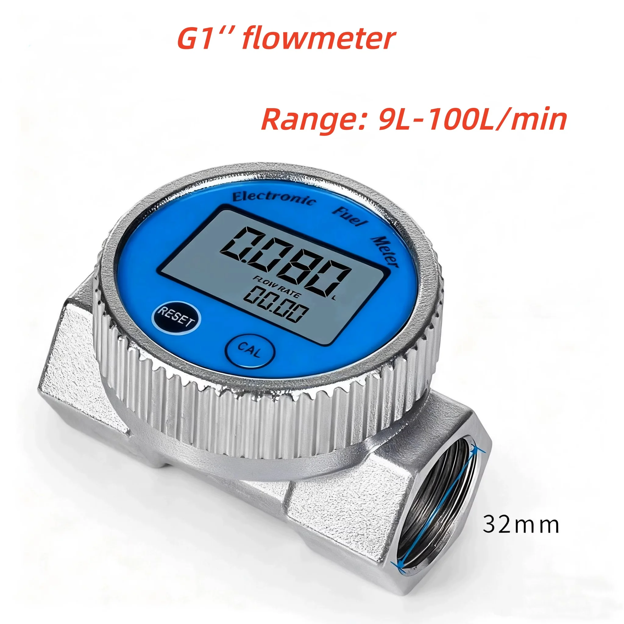 Мини электронные турбины расходомер топлива счетчик воды цифровой дисплей водонепроницаемый