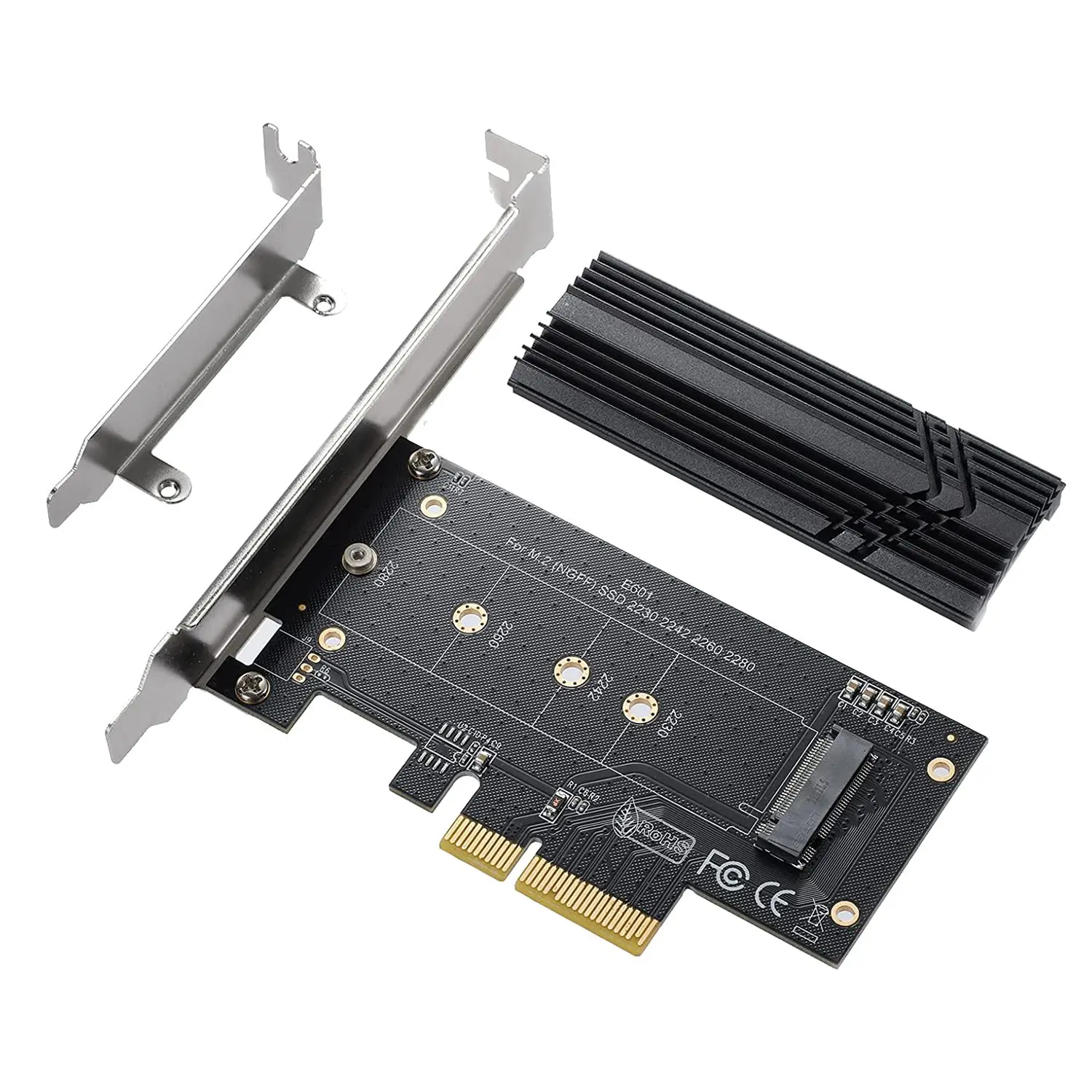 

Адаптер M.2 PCIe-PCIe 3,0 X4 NVMe, плата расширения контроллера Pci-E, карты преобразователя адаптера для M-Key M.2 SSD