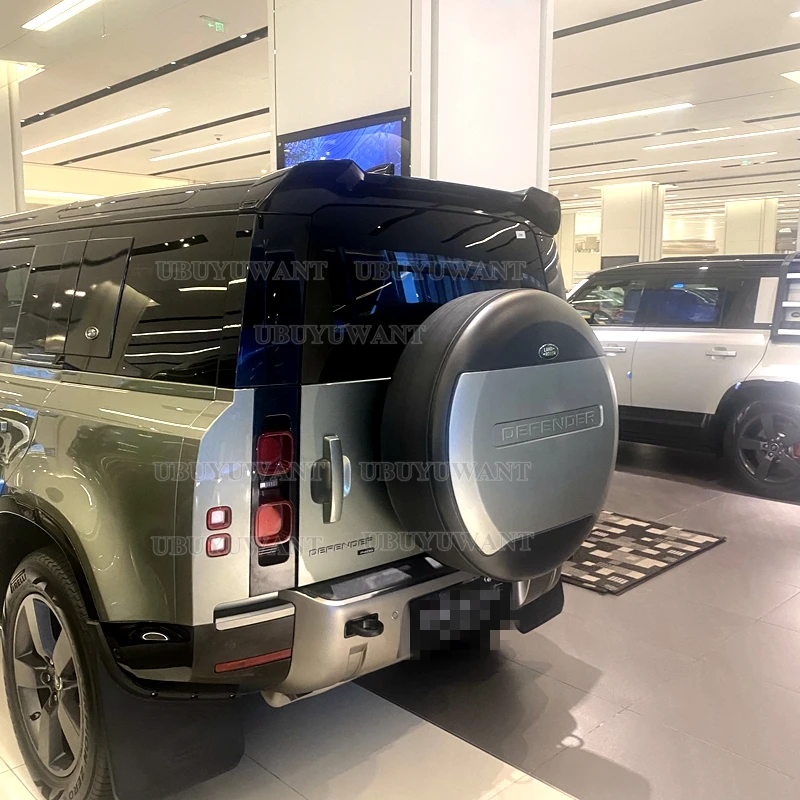 

Черный Задний спойлер UBUYUWANT из АБС-пластика для защиты крыльев Land Rover Defender 2020 2021 + спойлер заднего багажника, крыла, прочный