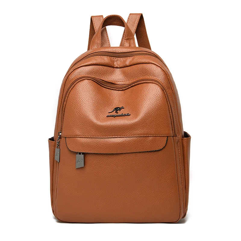 

Fashion Anti-theft Women Backpacks Purses Brand High Quality Leather Female Rucksack Ladies Large Capacity School Bag for Girls