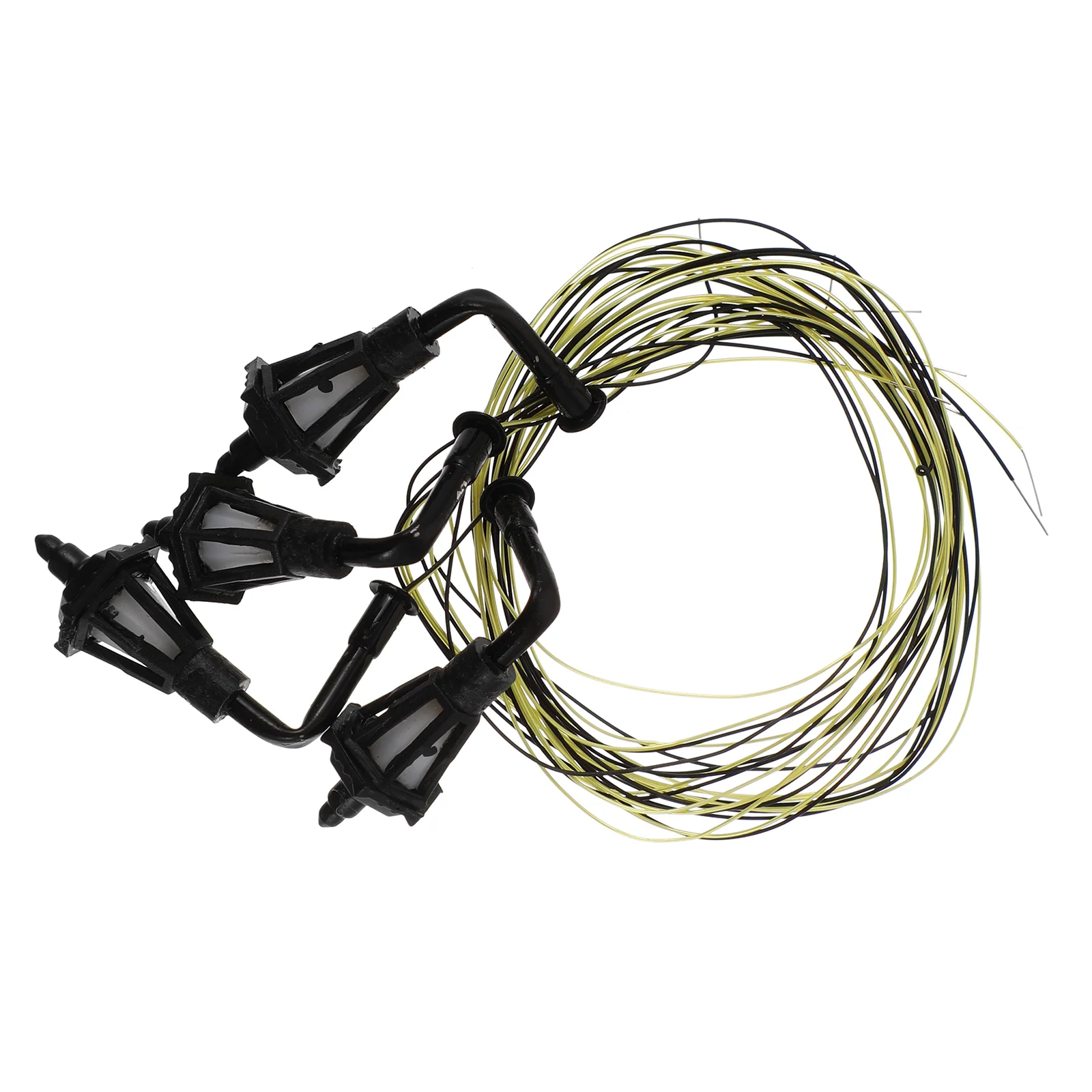 

4PCS Mini Lamp Model Simulation Model Light Adorable Microscopic Model Light