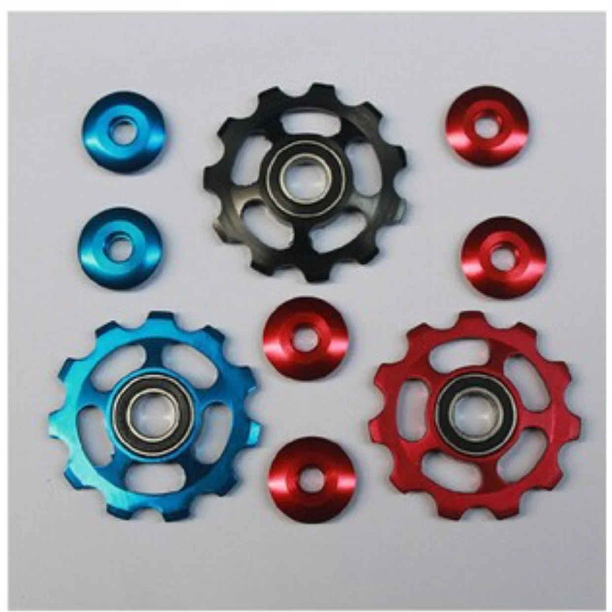 

1pcs Ultralight Aluminum Alloy Bicycle Derailleur Bike Bearing Jockey Wheel Rear Derailleur Pulleys Outdoor Bicycle Parts