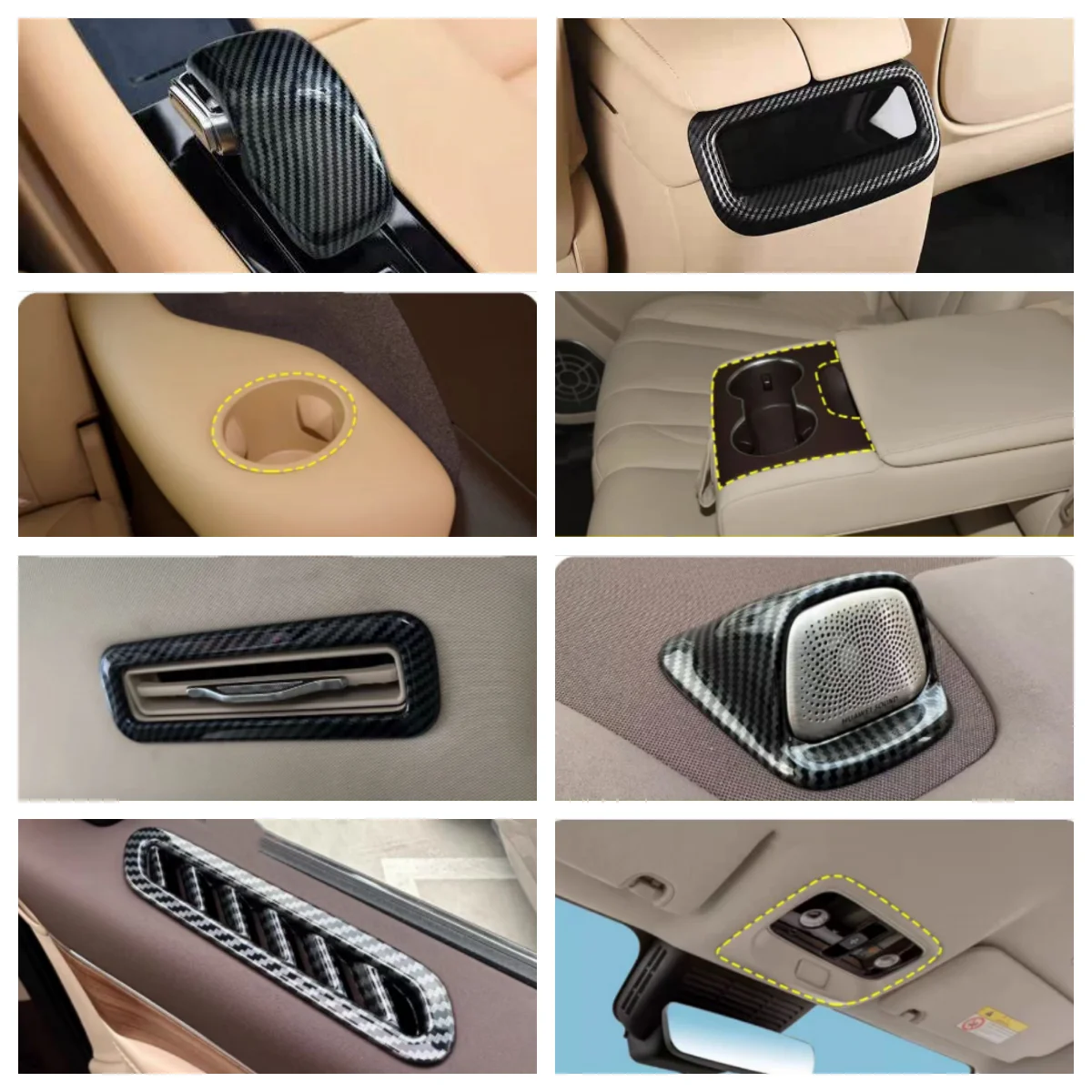 (LHD) Для AITO M7 2022-2024 туюere/зарядка фонаря/шестерни/рамка чашки автомобильные