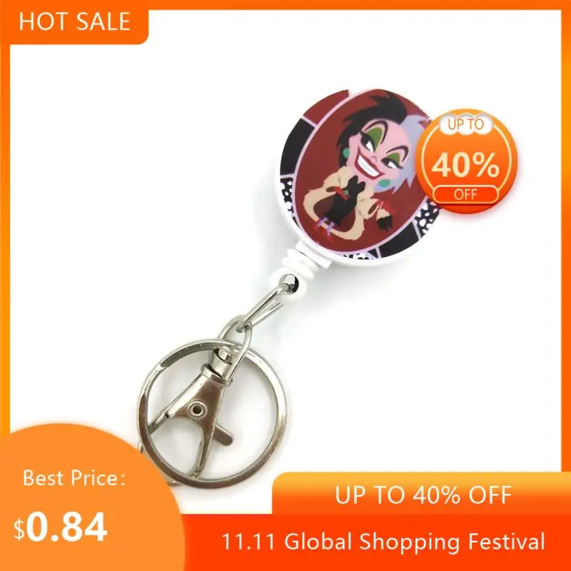 

101 Dalmatians Cute Card Cover Clips Badge Reel Student Nurse Exhibition Enfermera Name Clips Card ID Card Holder Chest