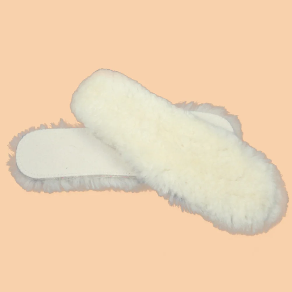 Стельки для обуви Утолщенные вставки Тапочки кроссовок Шерстяной флис Зимние