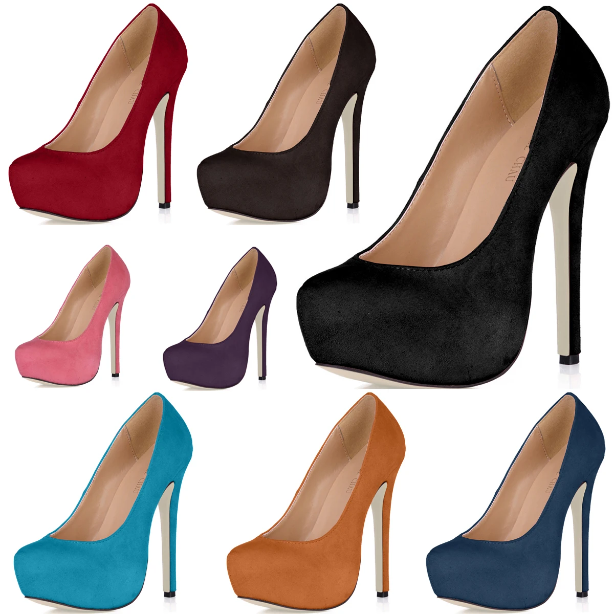 

Sexy Party Round Toe Stiletto High Heel Platform Women Pumps Scarpe da Donna Tacco Alto a Spillo Escarpins Femmes YJ3463B-a5