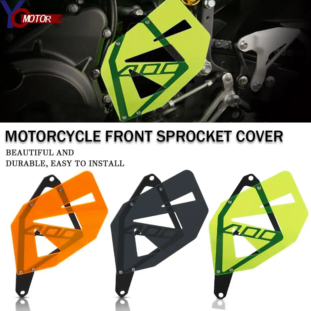 

Мотоциклетные аксессуары, защита передней звездочки, защита цепи из нержавеющей стали для KAWASAKI NINJA 400 2018 2019 2020 2021