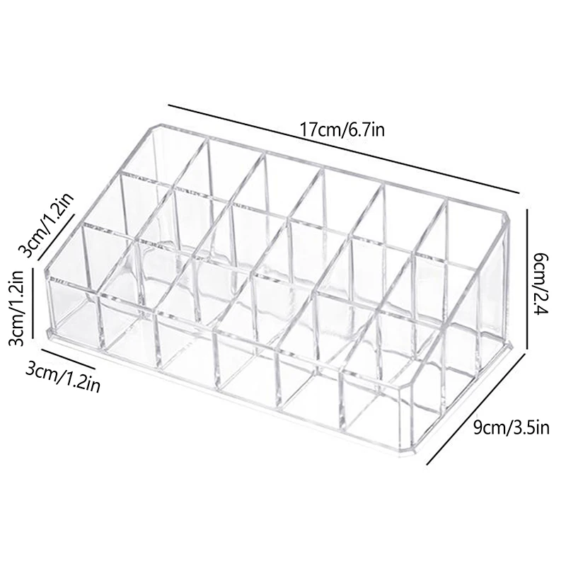 Акриловая коробка для хранения губной помады демонстрационная стойка кистей