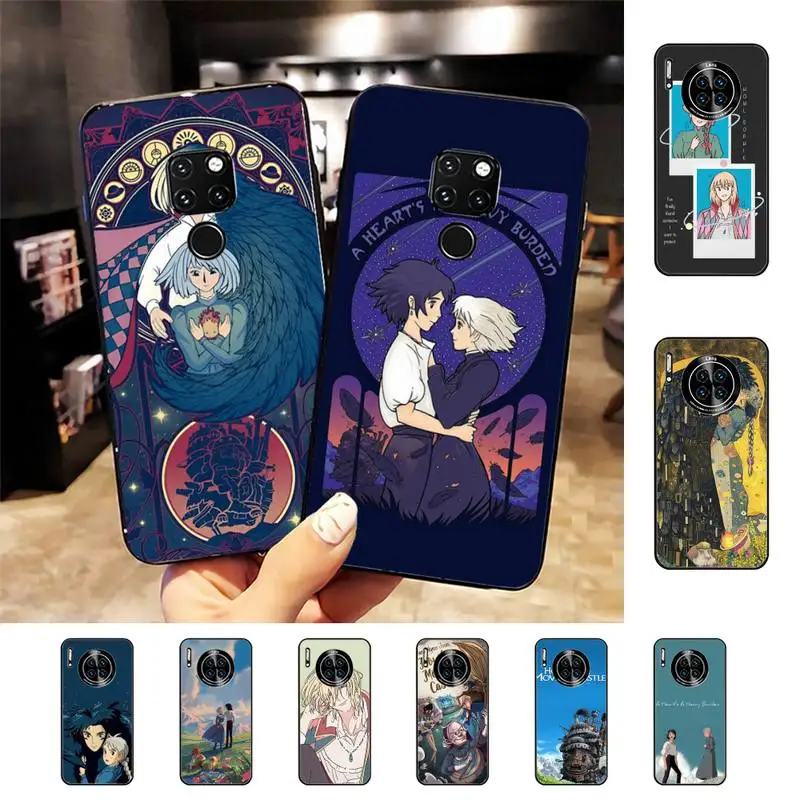 

Anime Howl's Moving Castle Phone Case For Huawei Nova 3I 3E mate 20lite 20Pro 10lite Luxury funda case