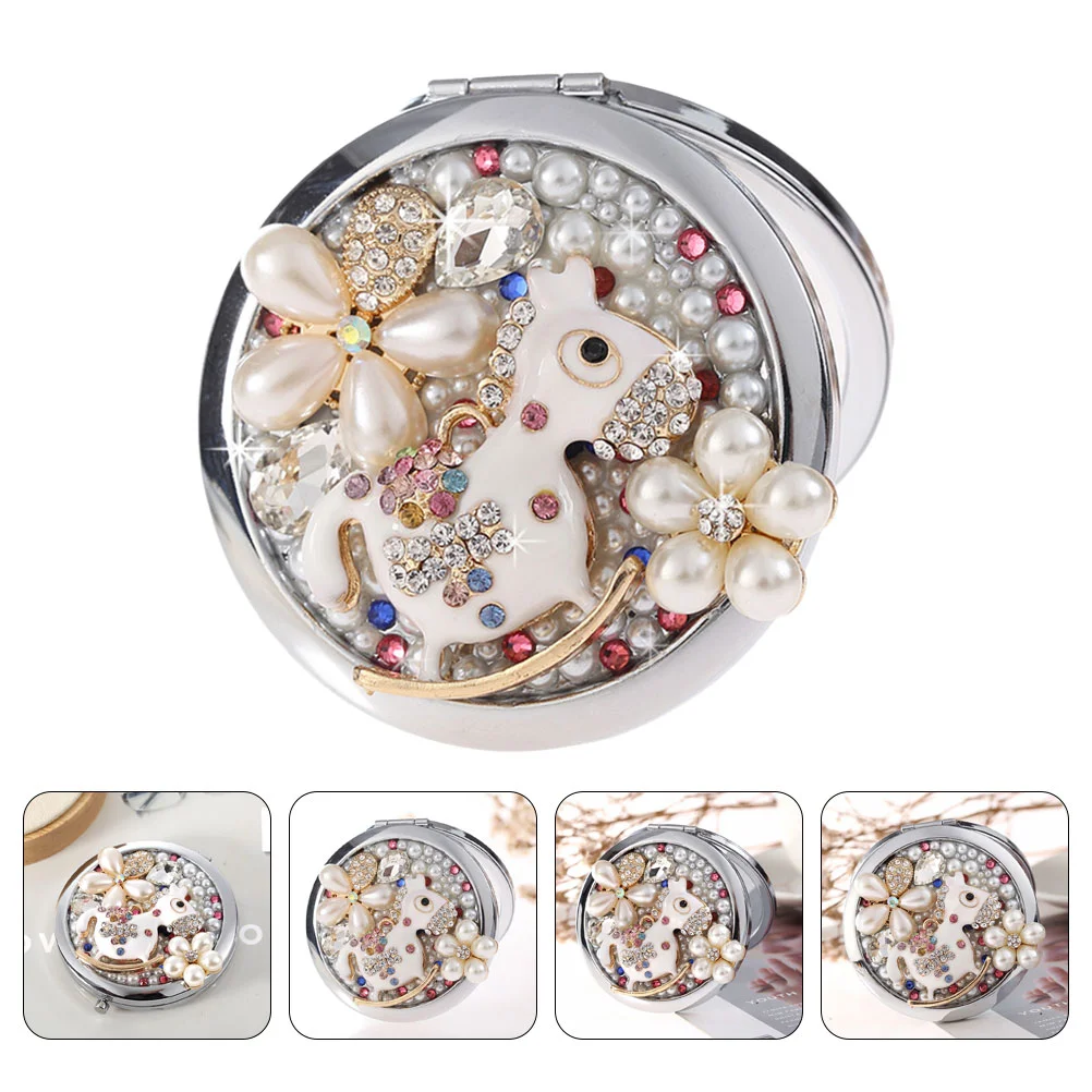 

Compact Mirror Vintage Makeup Mirror Pocket- Size Mirror Vintage Mirror Portable Makeup Mirror Small Mirror Travel Carry Mirror