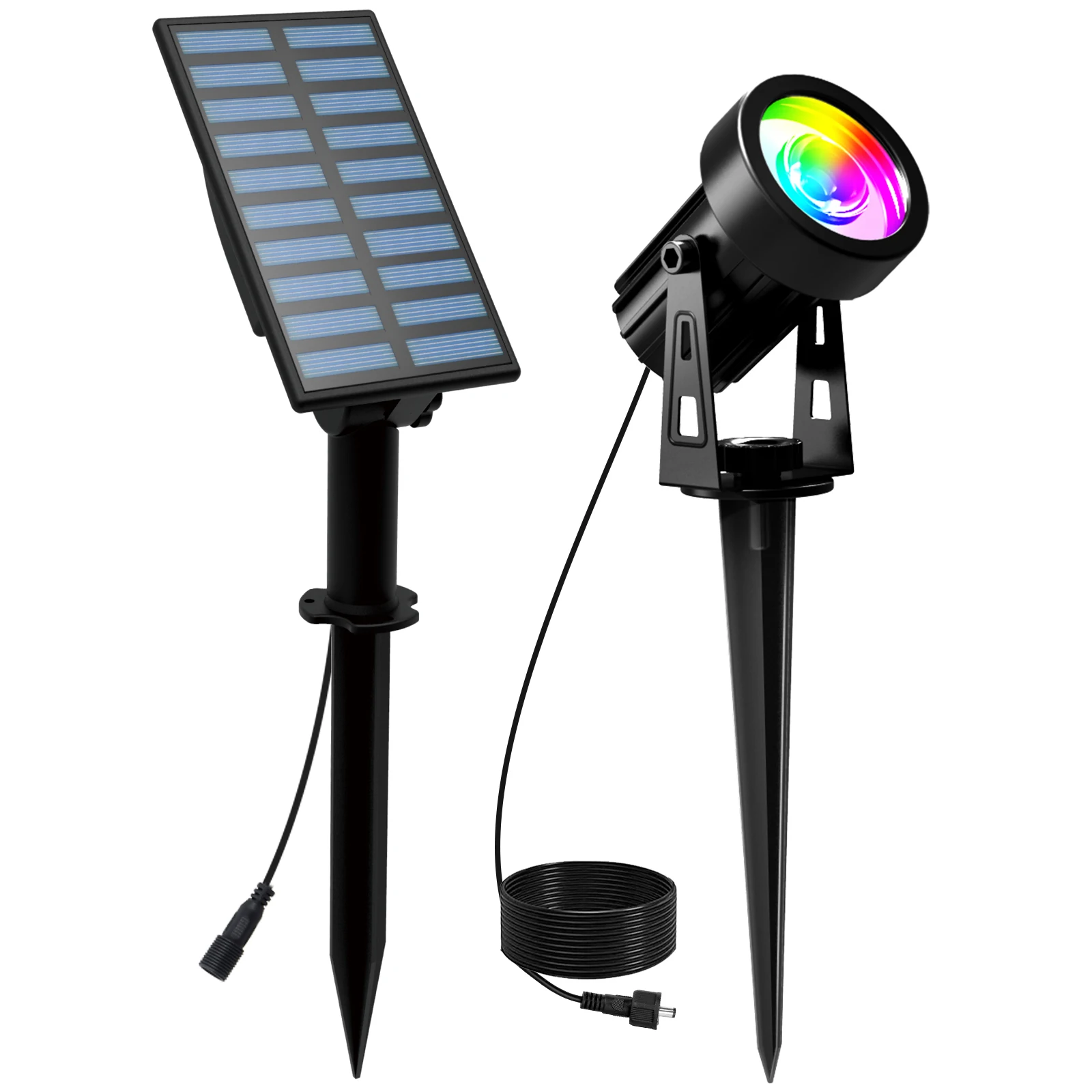 

T-SUNRISE Солнечные светильники RGB 1/2/4 шт.