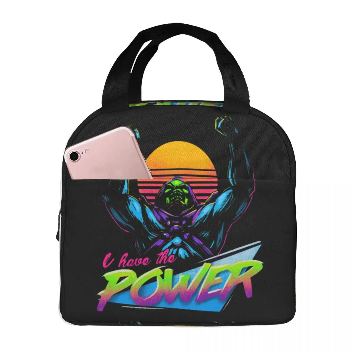 

The Power He-Man Masters Of The Universe Сумка-переноска для ланча, теплоизолированный кулер для пикника, Ланч-бокс для женщин и детей