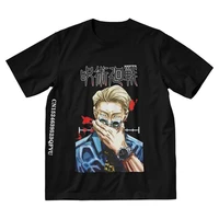 jujutsu kaisen tshirts for men cotton printed t shirt streetwear tshirt emo clothes anime manga kento nanami gothic anime