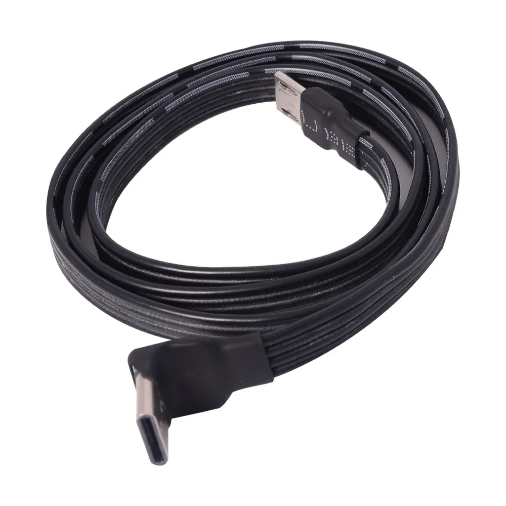 Плоский кабель Micro USB FFC Кабель 2.0 папа 90 градусов к типа C Удлинительный FPV 0 1 м/0 2 3 5