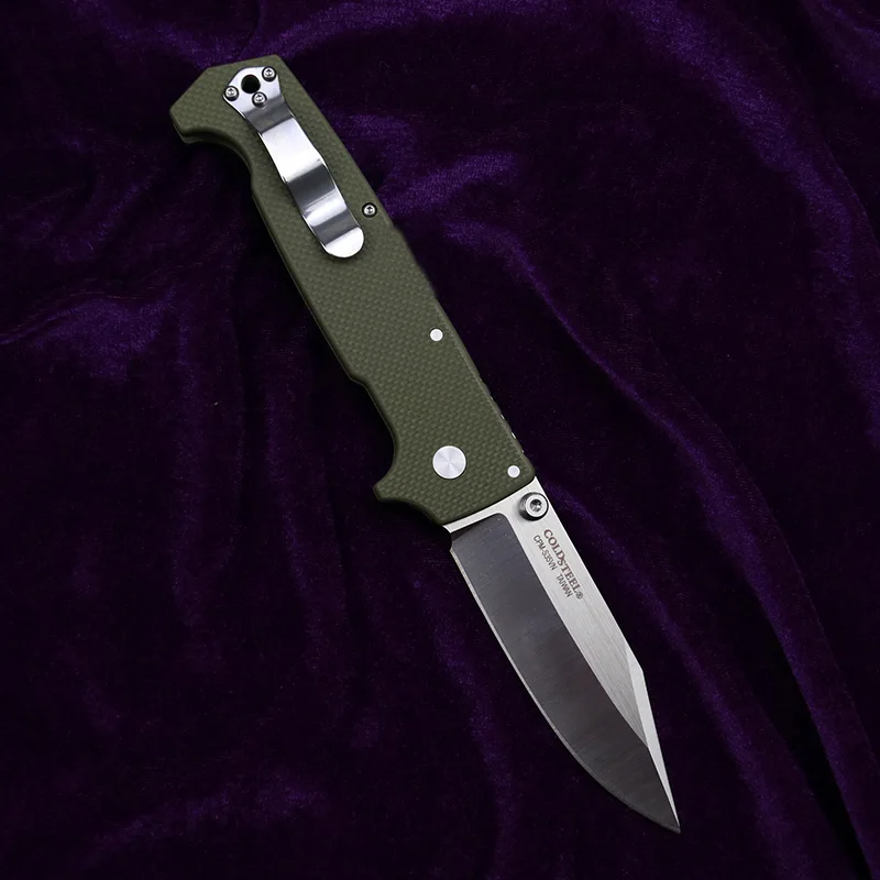 Лезвие LEMIFSHE 2022 Cold SR1 Mark S35VN G10 медные шайбы со стальной ручкой Охотничий