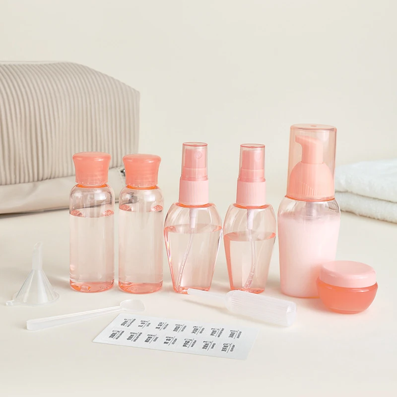 

10Pcs Travel Portable Set-bottling Refillable Liquid Perfume Cosmetics Spray Lotion Essence Face Cream Bottles Empty Container