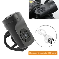 bicycle charging horn super loud bells mountain bike electric bells mtb usb rechargeable bell bicycle riding cycling accessories