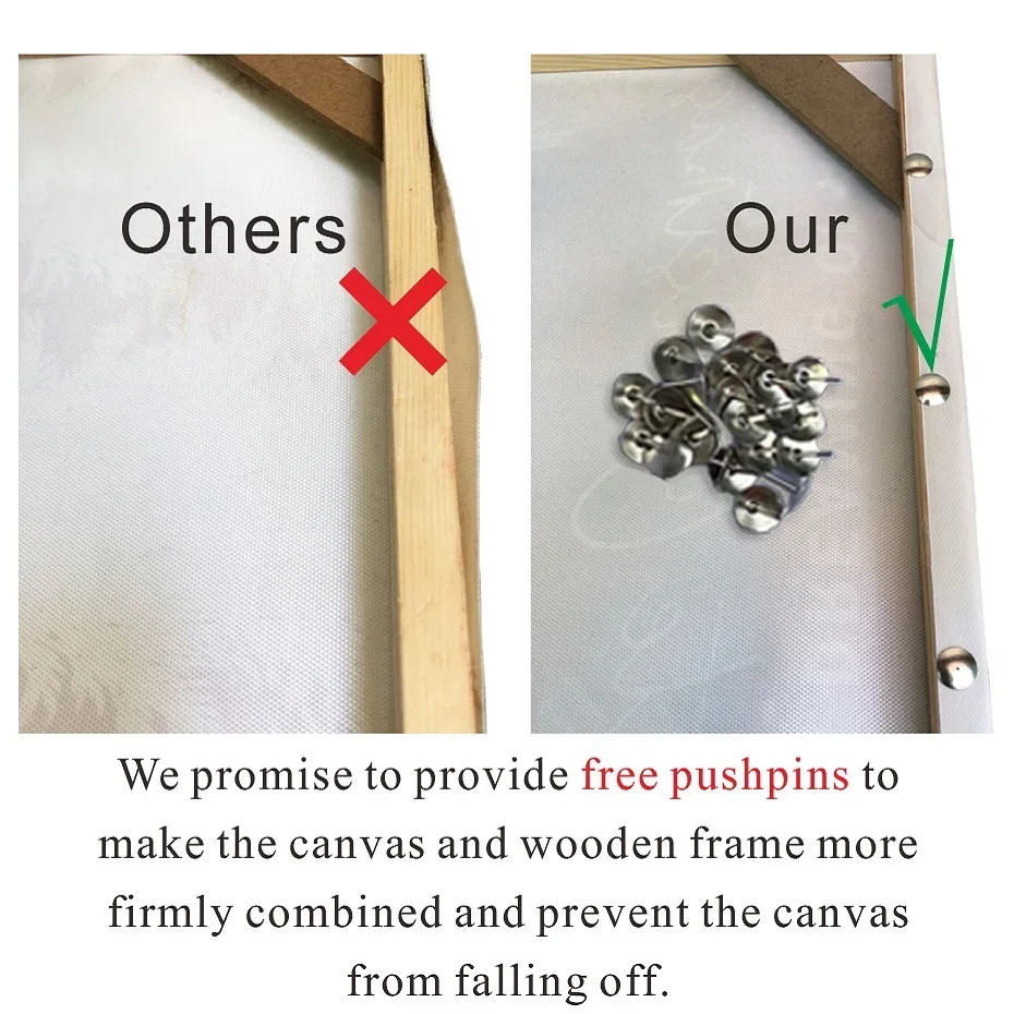 Деревянная Фоторамка 60x90 См Для 65x95 Холст Современный Стиль Настенный