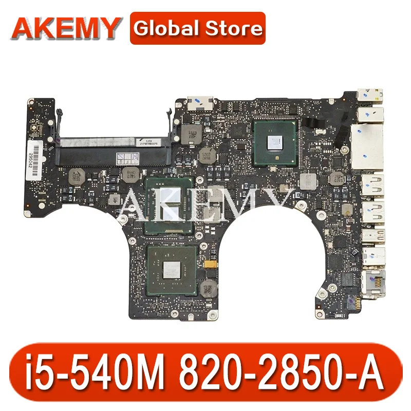 

Материнская плата для Macbook Pro 15 "A1286 MC373CH 2010, материнская плата для ноутбука i5 520M i5 540M 820-2850-A
