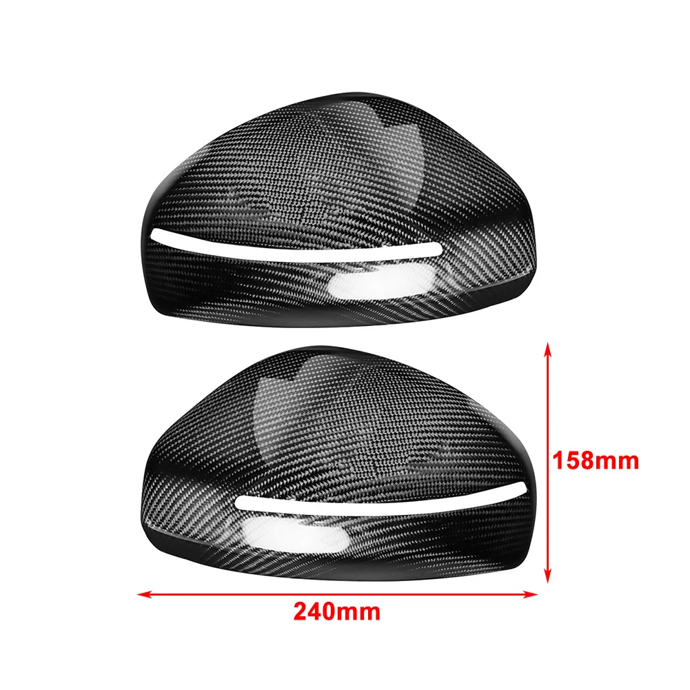Настоящее углеродное волокно автомобильное зеркало заднего вида боковое
