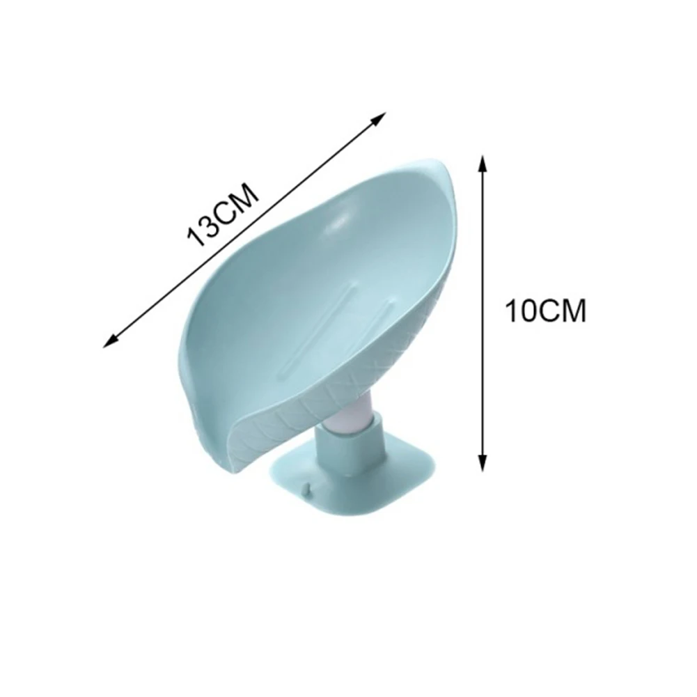 

Hot Sale Leaf Shape Soap Holder Bathroom Shower Soap Holder Sponge Storage Plate Tray Bathroom Supplies Bathroom Gadge