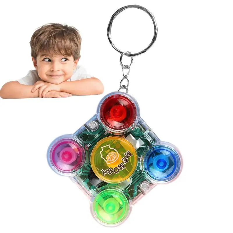 

Портативная игра с памятью, ручная электронная память, игрушки для малышей, аудио, креативная игрушка-брелок для мозга дома или во время пут...