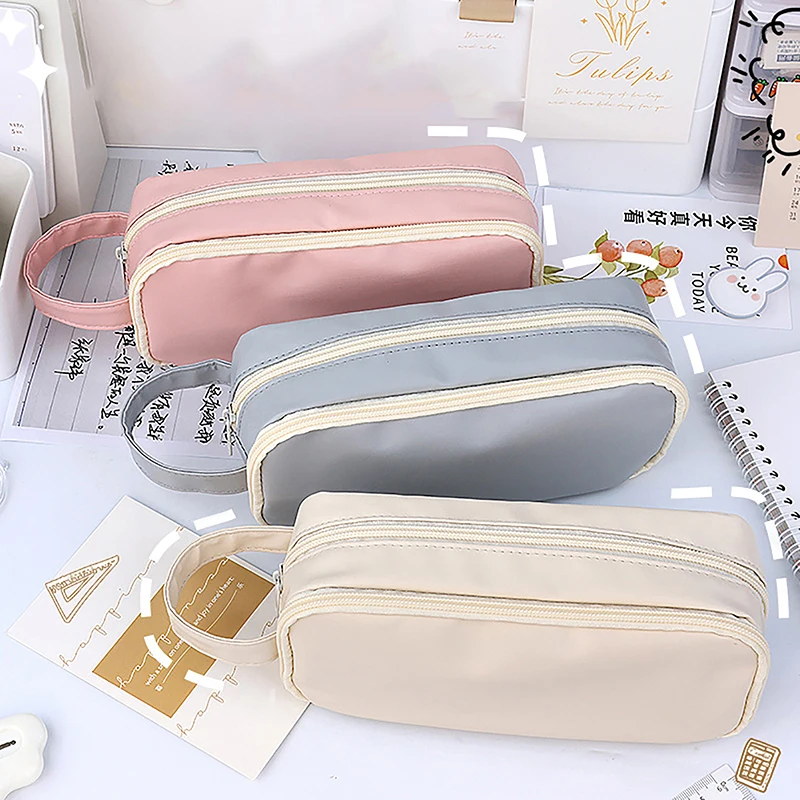 Case Multifunction Large Capacity Pencil Pouch School Supplies Pen Case Student Stationery