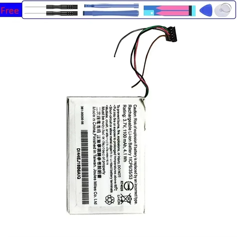 Аккумулятор 3610003506 для Garmin Edge 1000 EXPLORE Approach G8 361-00035-06 DI44EJ18B60HK Bateira 1100 мАч