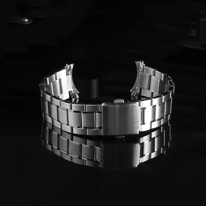 

Ремешок для часов из нержавеющей стали с изогнутым концом, ремешок для часов Casio, ремешок для часов MDV106 с изображением рыбы-меча, мужской рем...