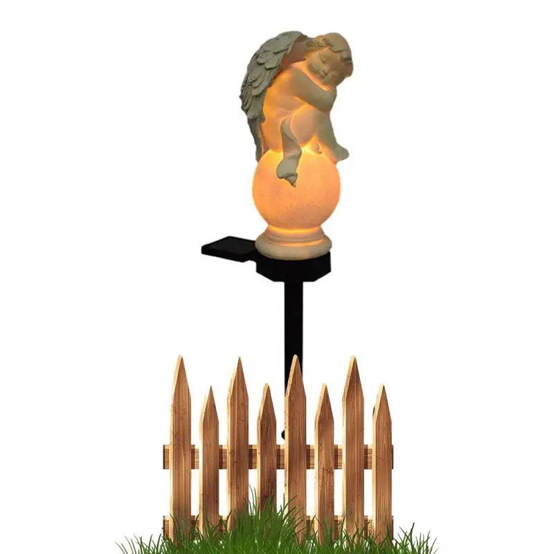 

Solar Angel Garden Stake Lights LED Angel Solar Lights Solar Garden Lights LED Waterproof Angel Light Garden Solar Powered Decor