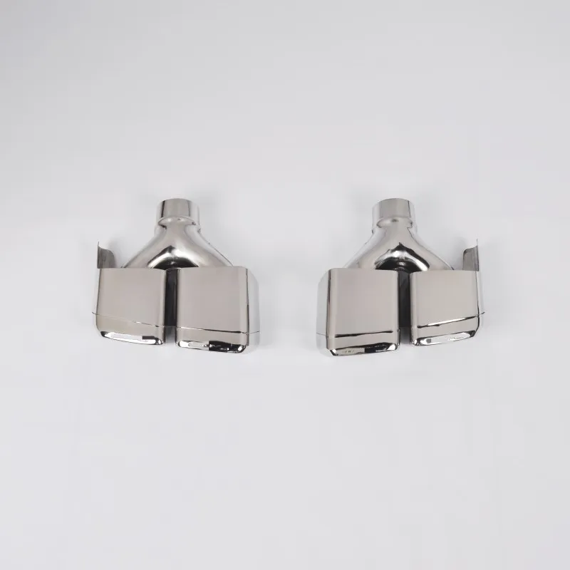 

2pcs/set 304 Stainless Steel Car Exhaust Tip For Mercedes Benz W212 E63 W204 Muffler Exhaust Tip Exhaust System Nozzle