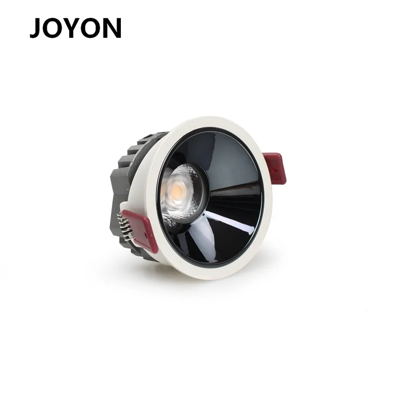 

Led Ceiling Down Lights High CRI Deep Anti-glare Led Cob Downlight Narrow Embedded Ultra-thin 7W Led Ceiling Spotlight Aluminum