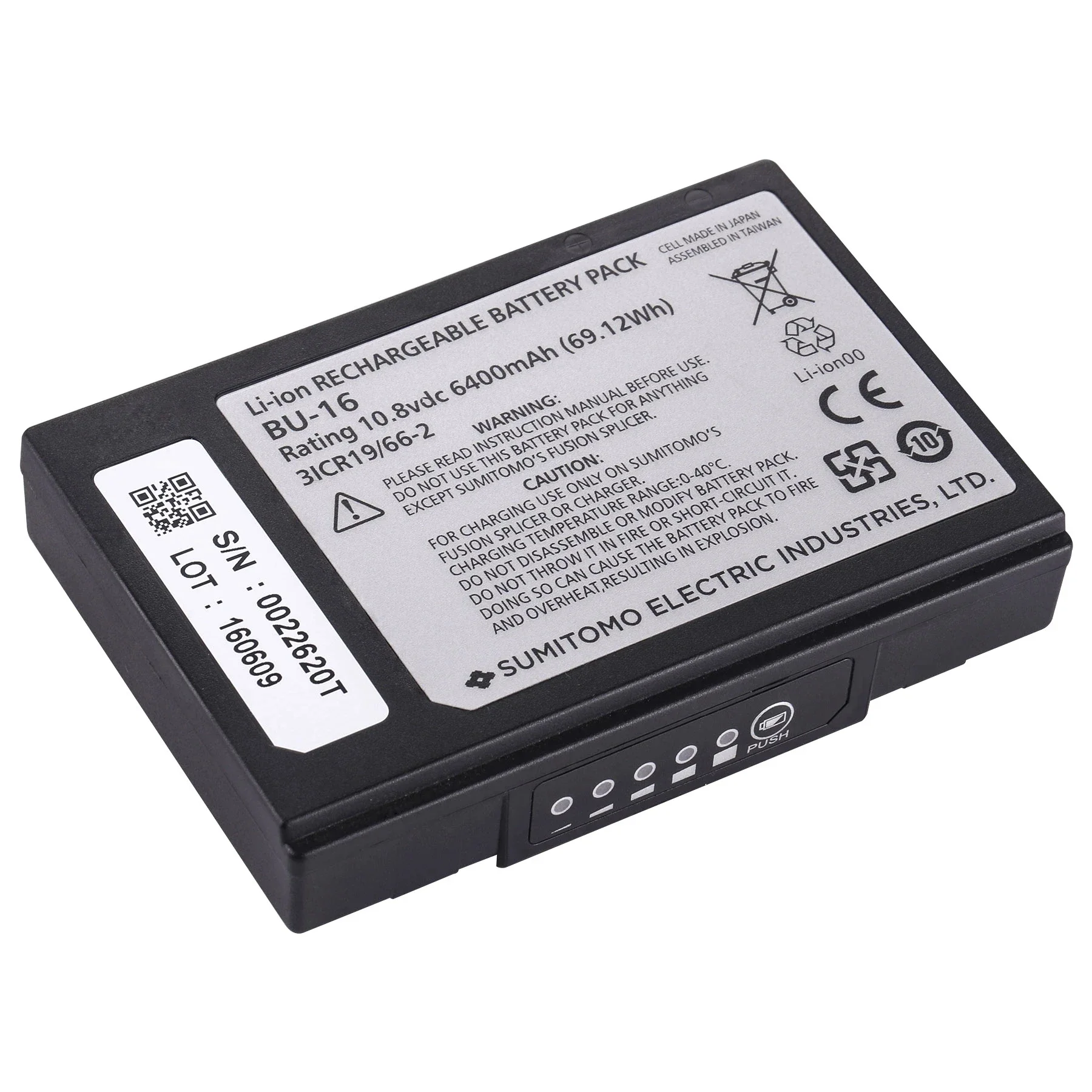 Sumitomo Bộ Pin для 10 8 В 6400 мАч BU-16 T72C + T82C T72M Loại 82C 82M loại 72C T-82C