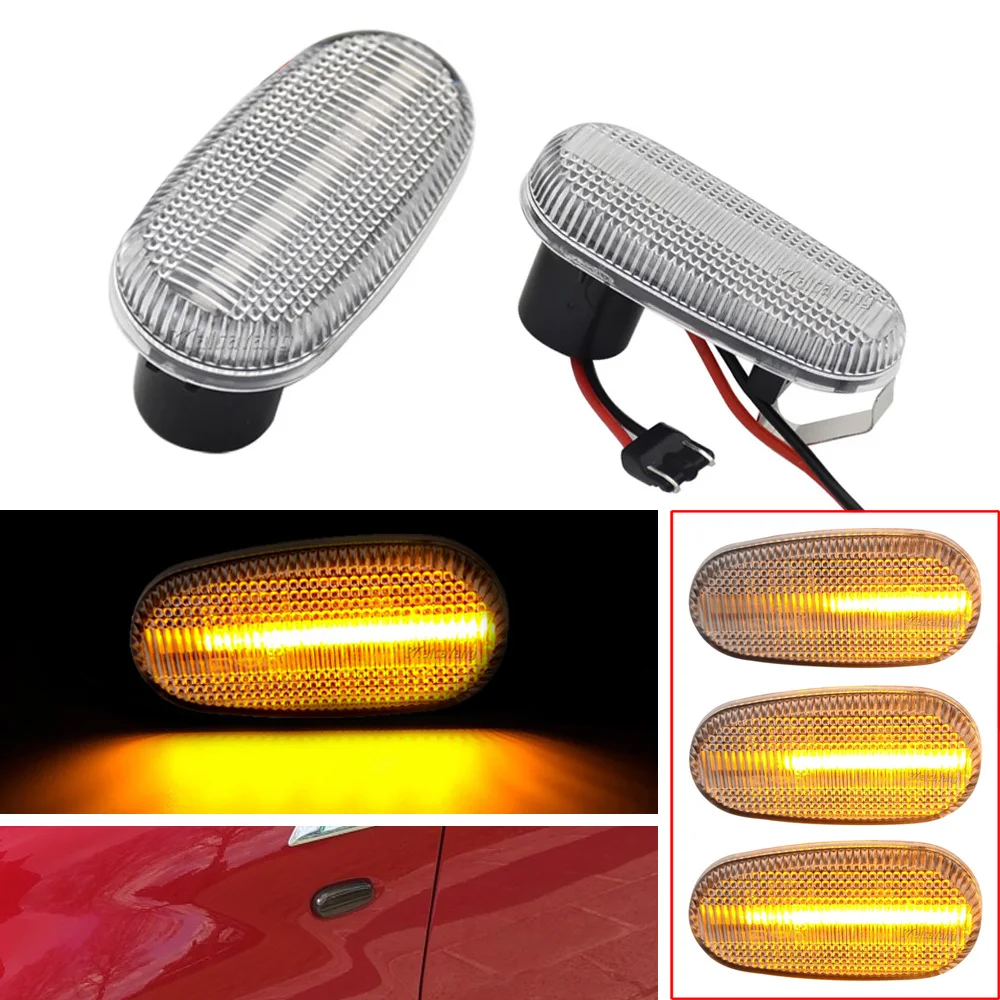 LED Sequential Lamp Dynamic Blinker Indicator Side Marker Turn Signal Light For Alfa Romeo Mito 955 147 GT 937 Fiat Bravo 2 images - 6