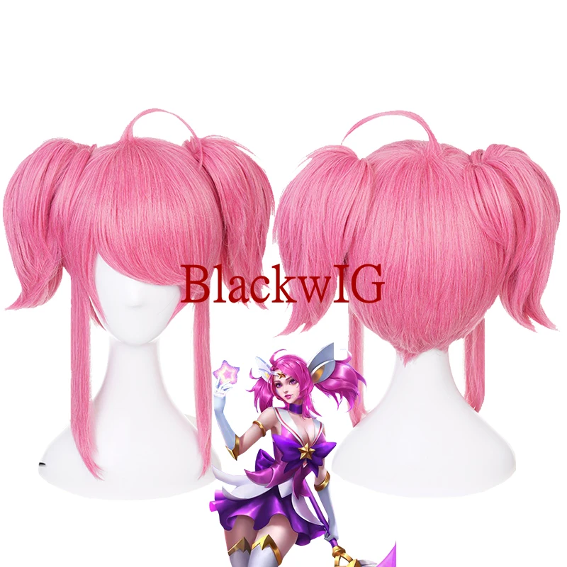 

Anime Game LOL COS Star Guardian Lux Luxanna Crownguard Cosplay Wig For Women Girl Unisex Long Hair Wigs