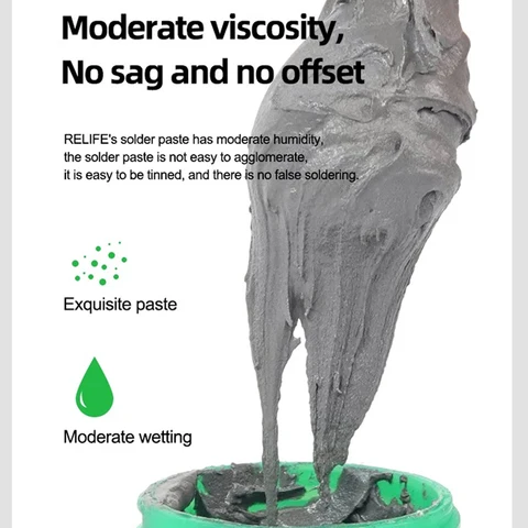 RELIFE паяльная паста Sn63 Pb67