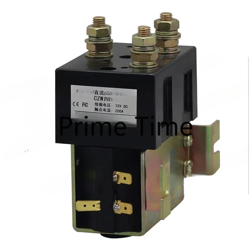 CZWT200A DC182 Контакторное реле постоянного тока 12 В 24 36 48 60 для электромобиля прямой и