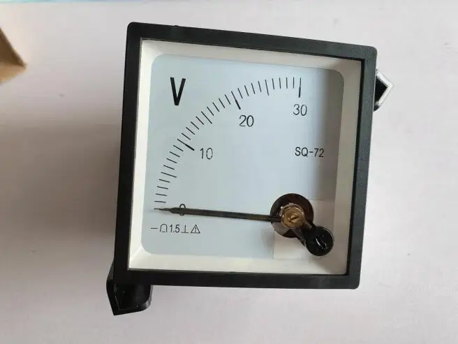 SQ-72 HC-72  0-30V pointer type voltmeter voltage meter