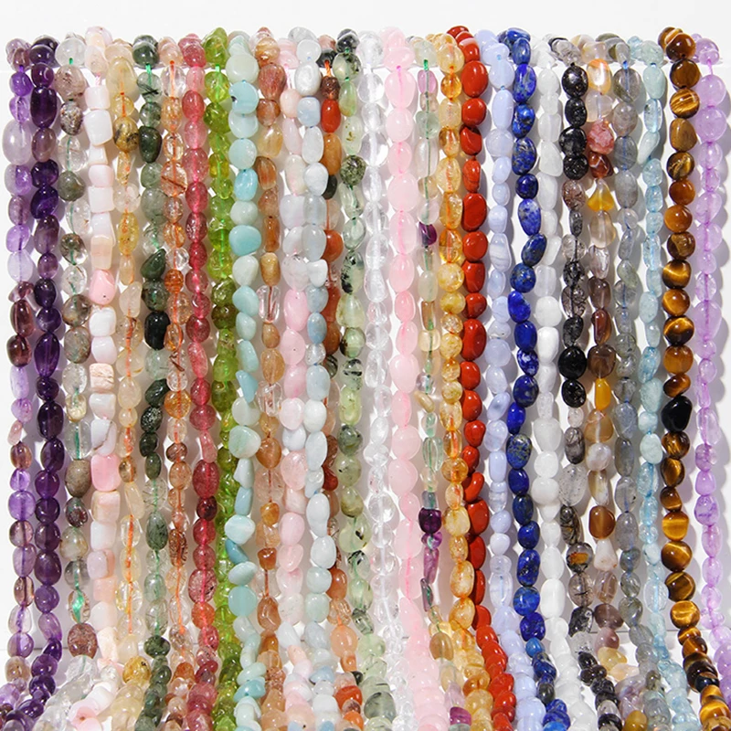 6-8 мм 15 ''нерегулярный натуральный розовый Морган цитрин пурпурные аметисты