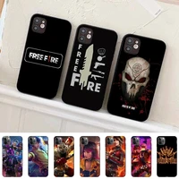 yinuoda free fire game phone case for iphone 11 12 13 mini pro max 8 7 6 6s plus x 5 se 2020 xr xs funda case