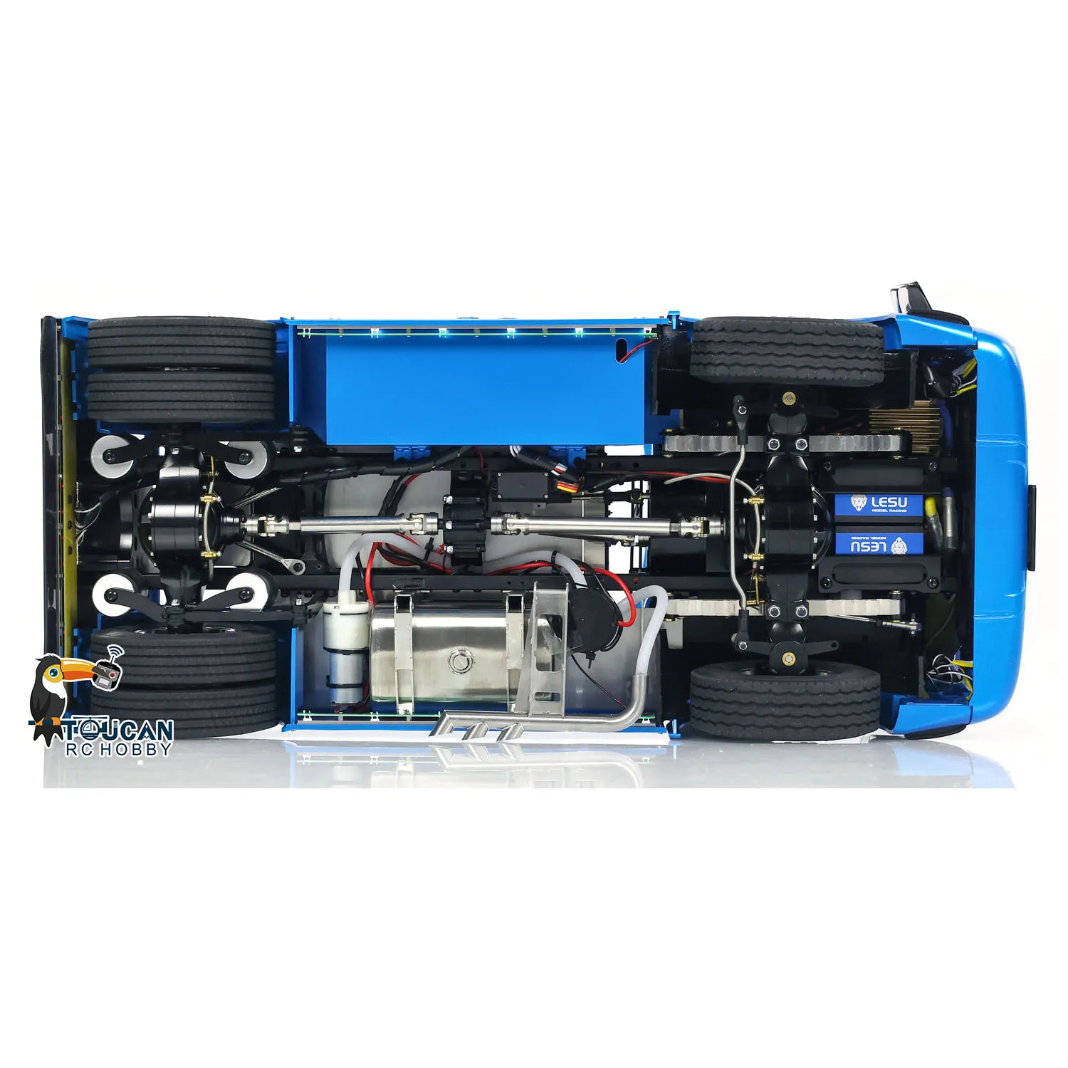 Игрушки 4X4 RTR масштаб 1/14 LESU Радиоуправляемый трактор крашеный готовый автомобиль