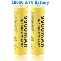 new18650 battery 1 20lot 3 7v 9900mah rechargeable li ion battery for led flashlight torch batery li ion battery free shipping