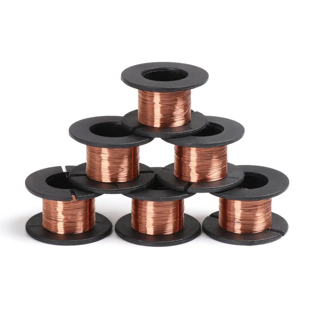 

Diameter 1mm Phone Jump Line PCB Link DIY Insulation Coil Cable Copper Soldering Wire Enameled Wires Welding Lines