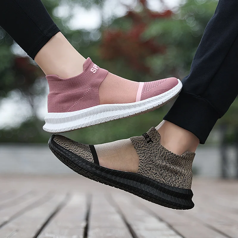 

SOLI2 Couple Tenis Masculino Loafers ShoesNew Casual Shoes Women Breathable Comfortable shoes Zapatillas Hombre S11480-S11485