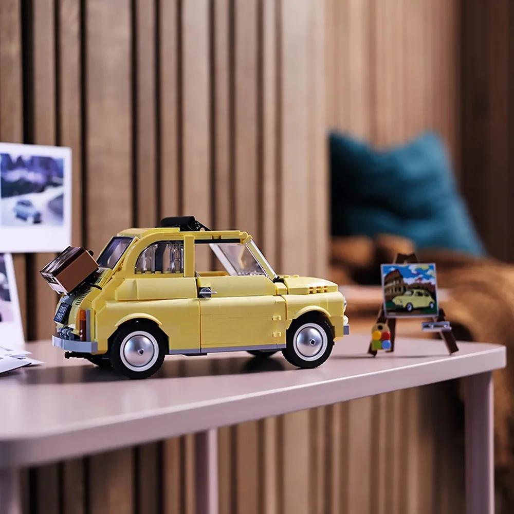 Техническая посадка 10271 Fiated 500 строительные блоки кирпичи городская модель