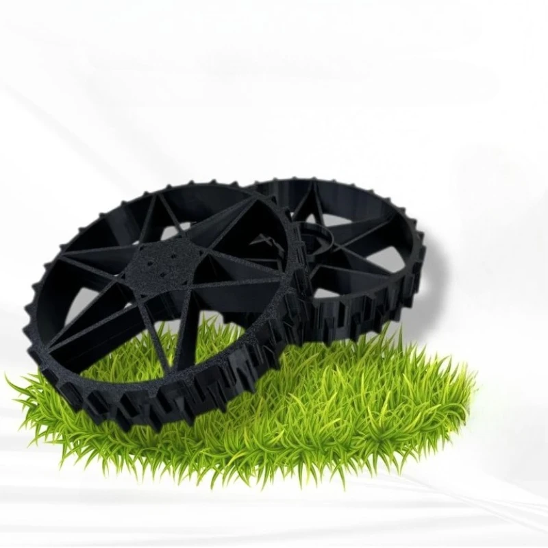 Фото 2 шт. приводное колесо газонокосилки для Gardena R38Li R40Li R50Li R70Li R80Li Husqvarna Automower 105/305/308, больше захвата №2