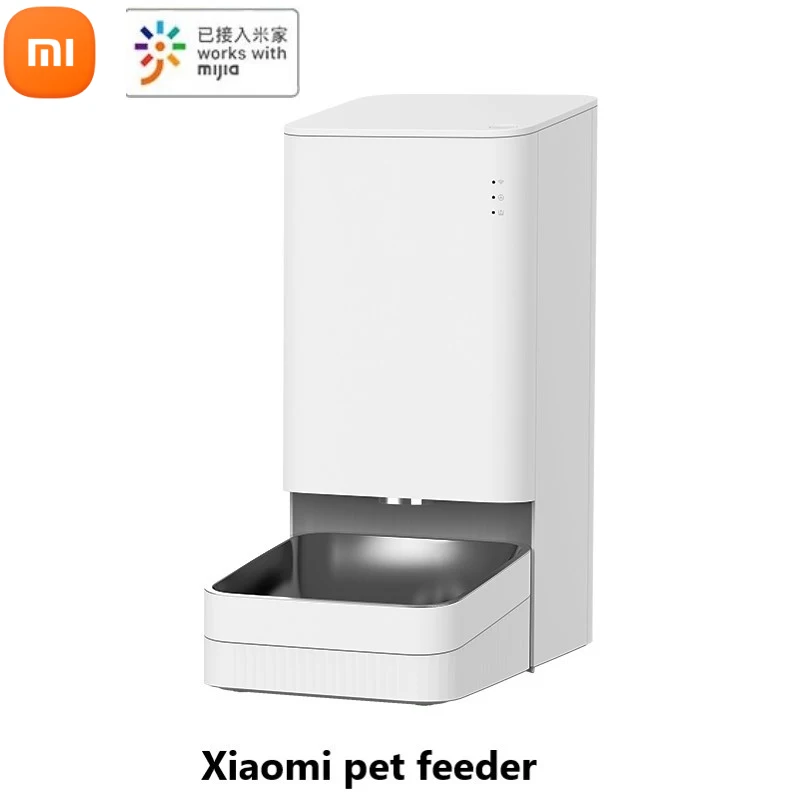 

New Xiaomi Smart Pet Feeder Cat Dog Remote Voice Control Automatic Feeding Regular Quantitative With Mijia App